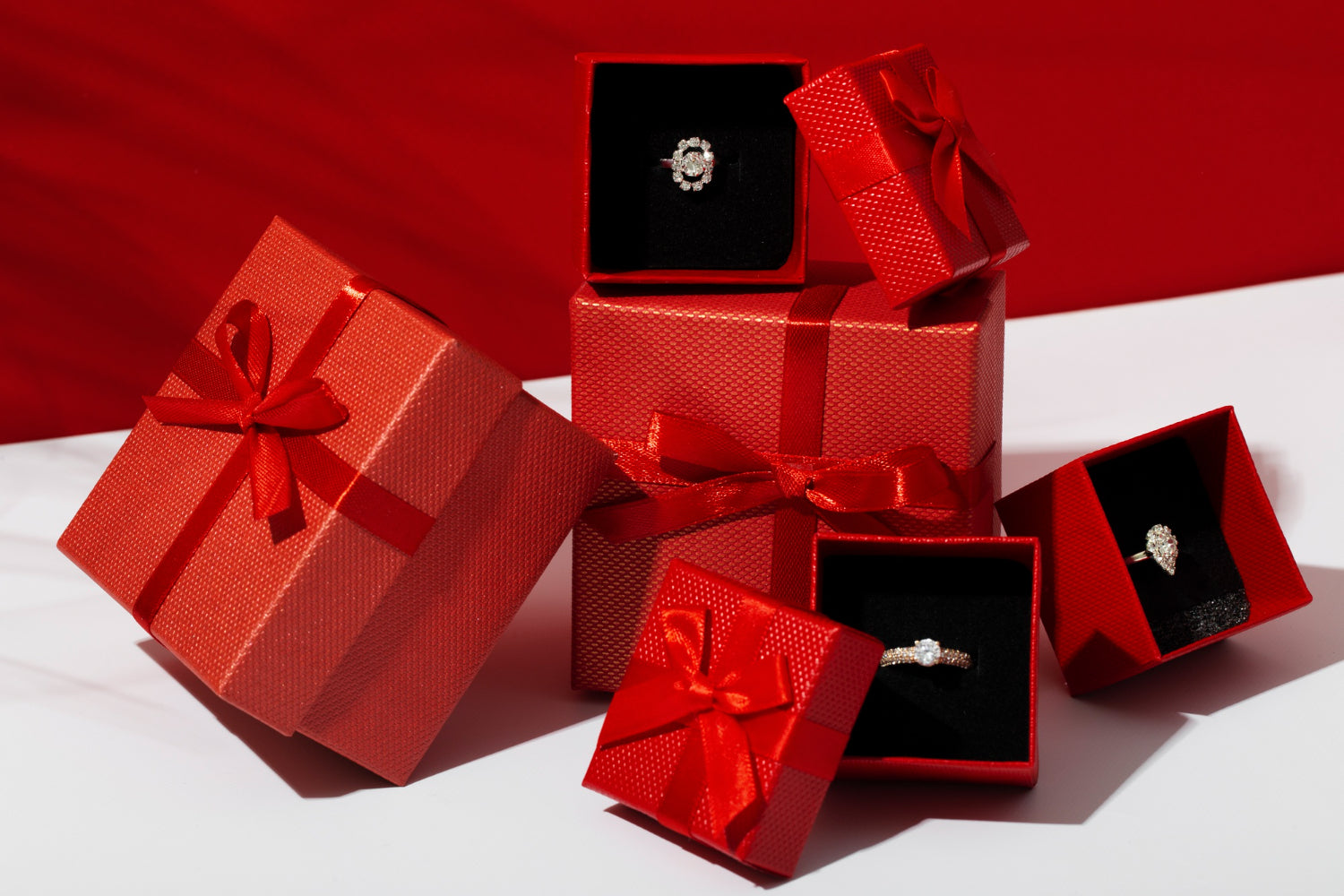 jewelry in boxes