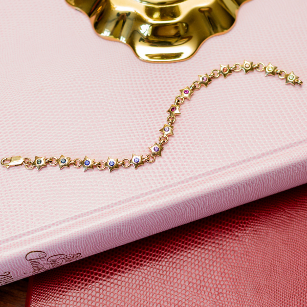 Rainbow Star Bracelet