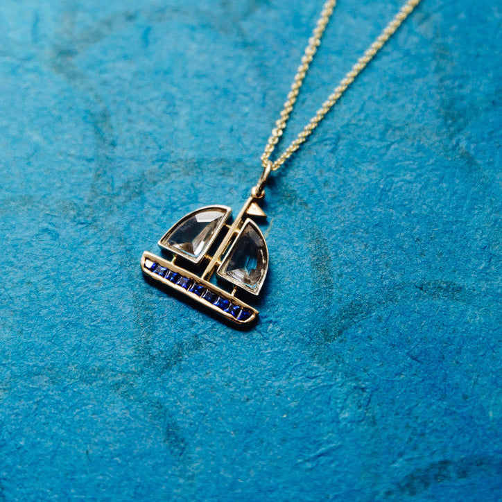 グ*ス様   2016 HERITAGE PENDANT グ*ス様 2016 HERITAGE PENDANT 18K Gold Sailboat Pendant | l