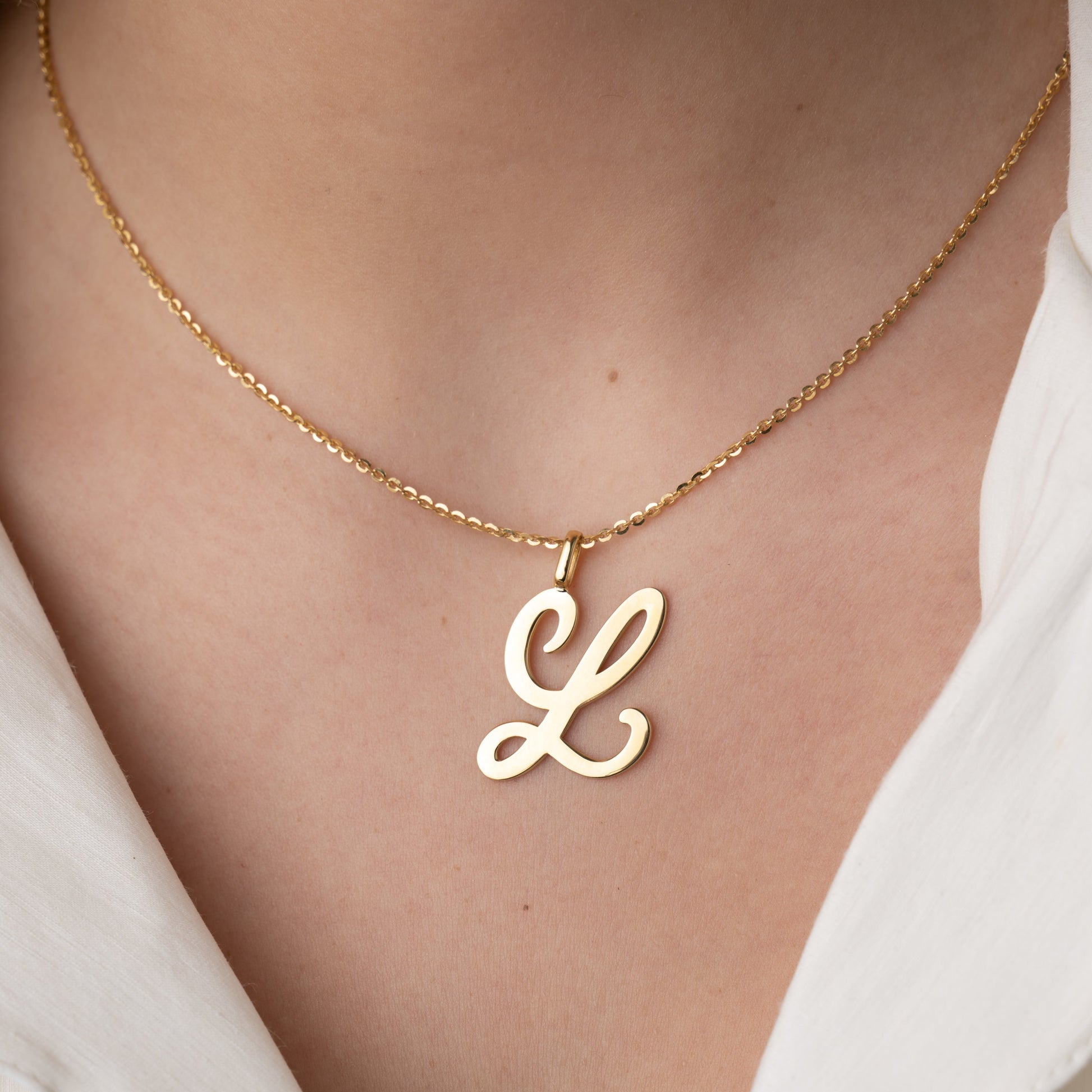Tres Chic Initial Necklace