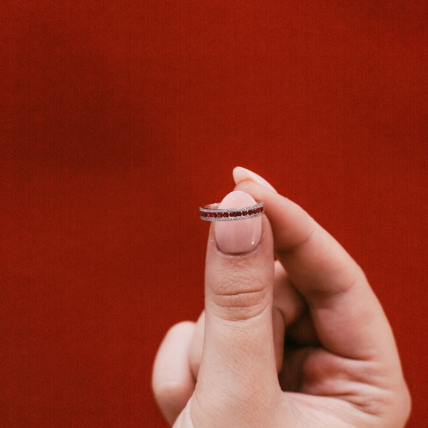 Ruby and Diamond Band
